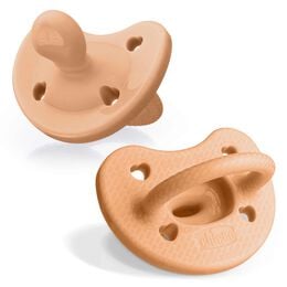 PhysioForma Luxe Orthodontic Silicone Pacifier in Cantaloupe 6-16m (2pc)