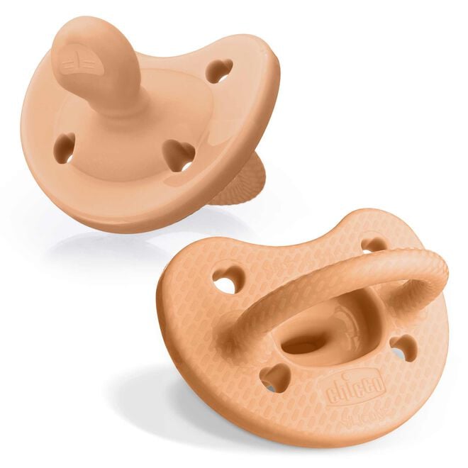 PhysioForma Luxe Orthodontic Silicone Pacifier in Cantaloupe 6-16m (2pc) image number 0