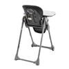 Chicco Polly Highchair in Black 3/4 Back View image number 4