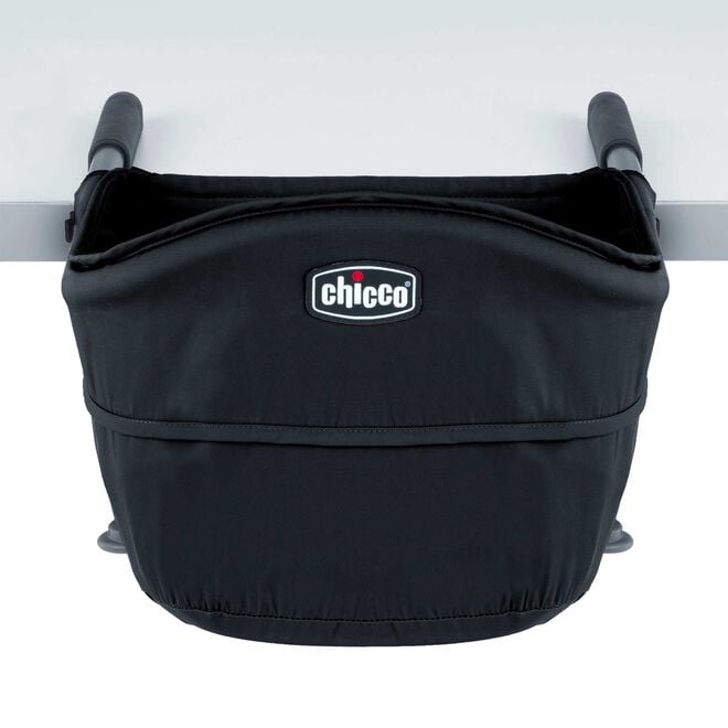 Chicco Caddy Hook-on Chair in Black Back Profile image number 5