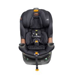 Chicco Fit360 Zip ClearTex Rotating Convertible Car Seat in Jet Front profile