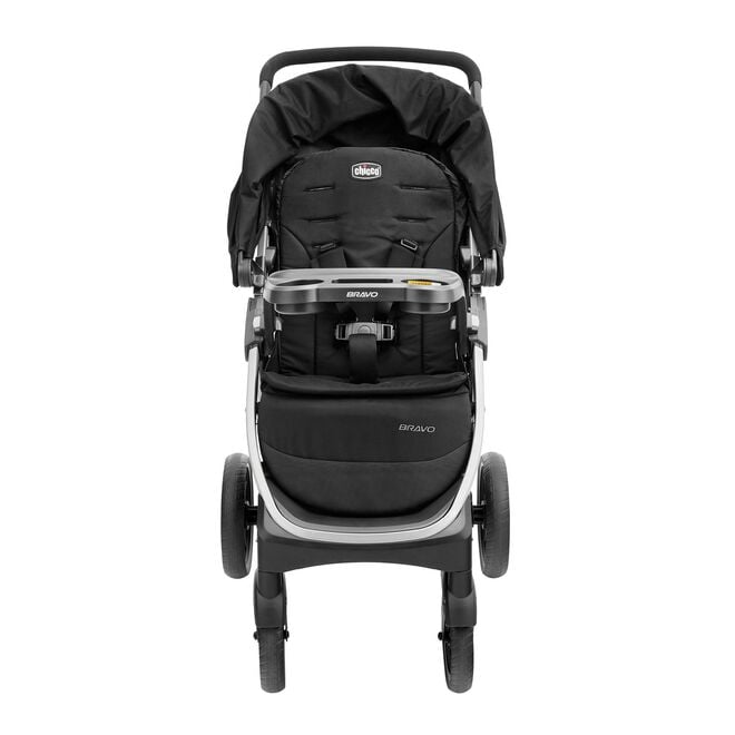Chicco Bravo Stroller in Black Front View image number 1