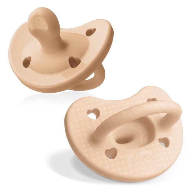 PhysioForma Luxe Orthodontic Silicone Pacifier in Blush 0-6m (2pc) image number 0