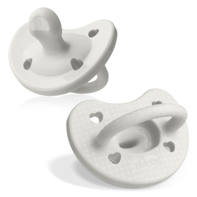 PhysioForma Luxe Orthodontic Silicone Pacifier in Pearl Grey 0-6m (2pc) image number 0