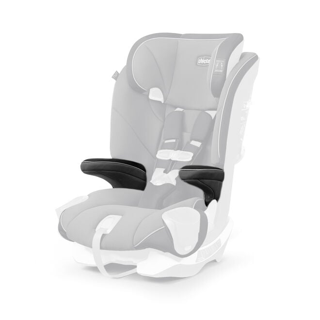 MyFit Harness + Booster Car Seat Armrest Covers - Grey in  image number 0
