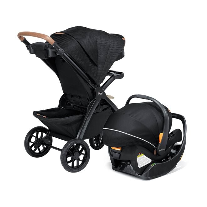 Chicco Bravo Primo ClearTex Travel System in Somerset Right View image number 4