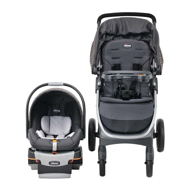 Chicco Bravo Trio Travel System in Calla Front View image number 1