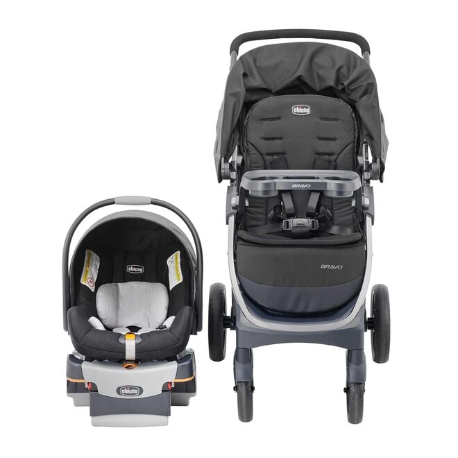 Chicco Bravo Trio Travel System in Camden Front View image number 1