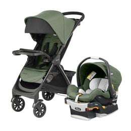 Chicco Bravino Travel System in Moss