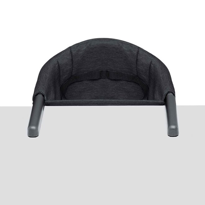 Chicco FastLock Hook-on Chair in Black Front View image number 1