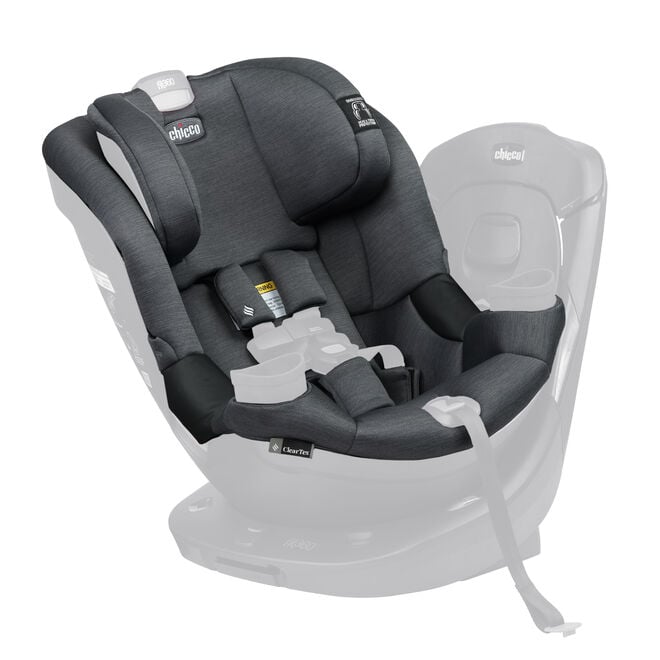 Fit360 Rotating Convertible Car Seat Cover Set - Slate in Slate image number 0