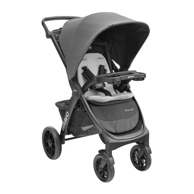Chicco Bravo LE ClearTex in Pewter 3/4 Front View image number 2