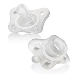 PhysioForma Mini Orthodontic Silicone Pacifier 0-2m (2pc) - Clear in 
