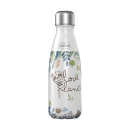 Chicco Stainless Steel Water Bottle 17oz 4yr+ in Sloth