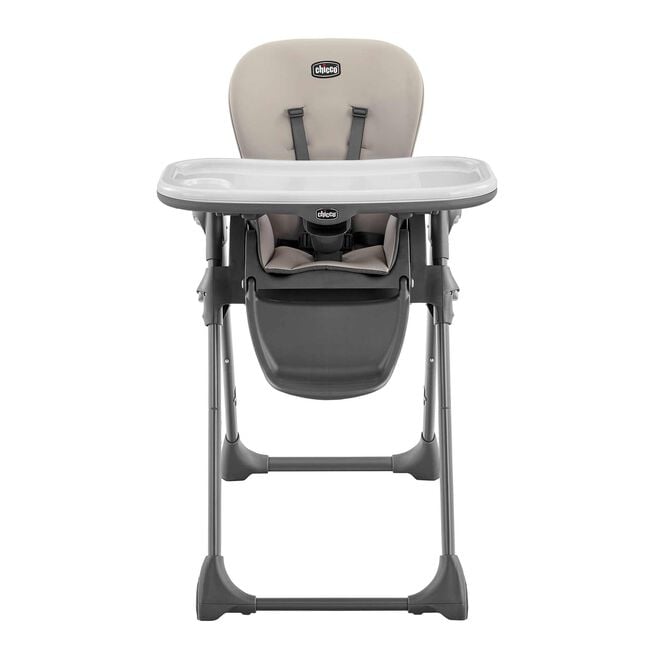 Chicco Polly Highchair in Taupe Front View image number 1