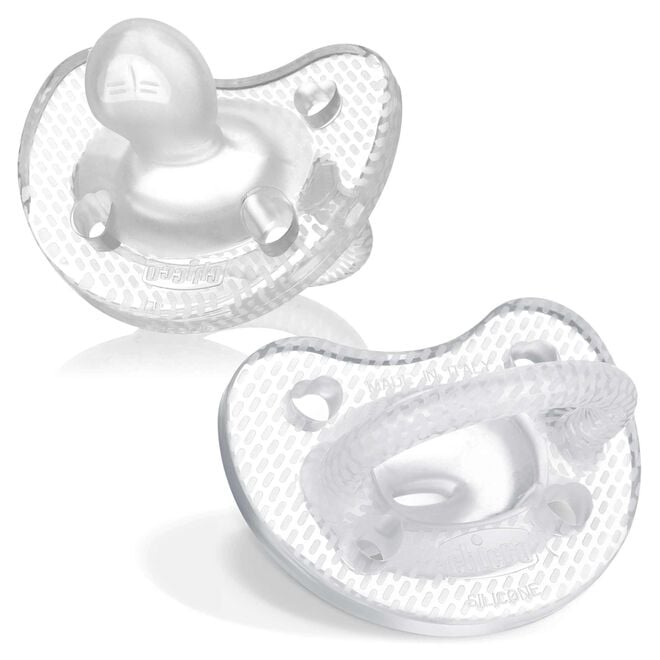 PhysioForma Luxe Orthodontic Silicone Pacifier in Crystal 6-16m (2pc) image number 0