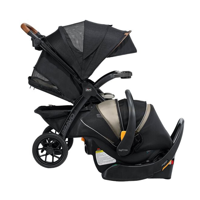 Chicco Bravo Primo ClearTex Travel System in Somerset Right View image number 3