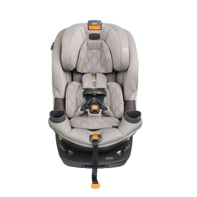 Chicco Fit360 Zip ClearTex Rotating Convertible Car Seat in Teak Front image number 1