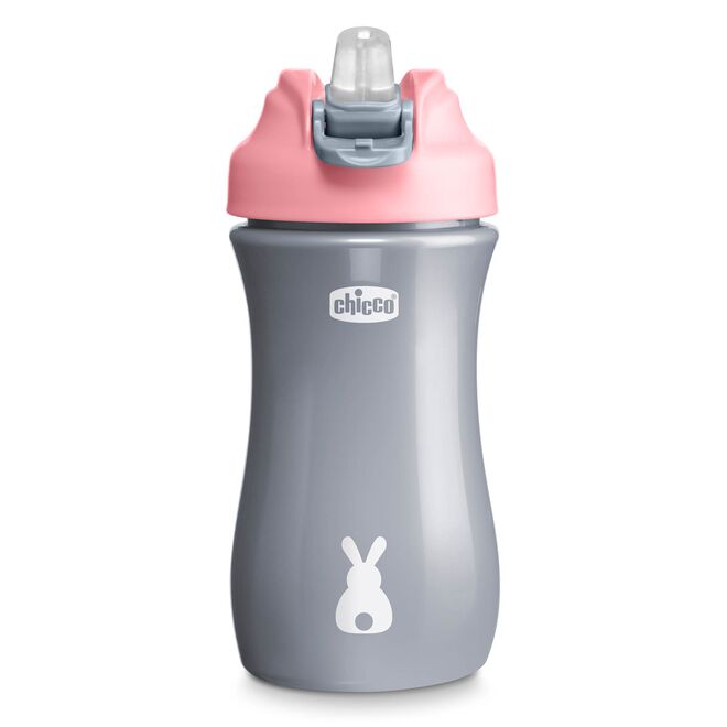 Chicco Soft Spout Tumbler Cup in 12oz. 18m+ in Pink image number 0