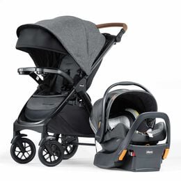 Chicco Bravo Primo ClearTex Travel System in Summit