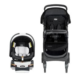Chicco Bravino Travel System in Ravine front