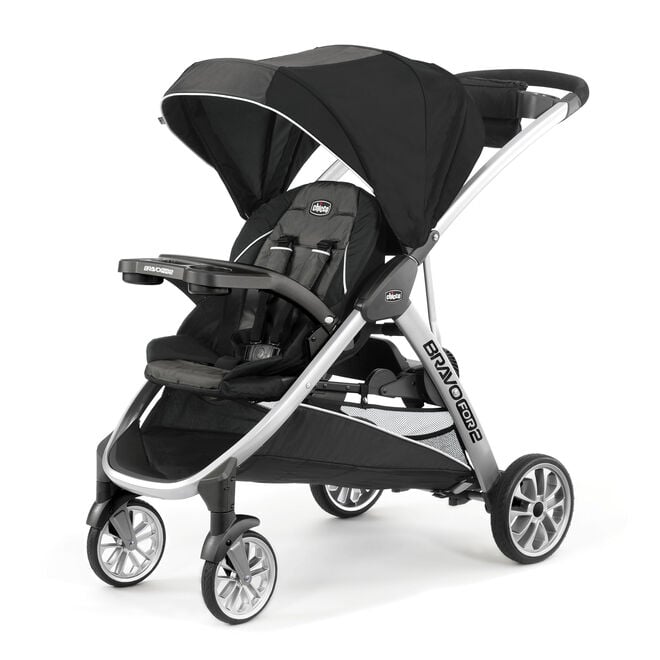 Chicco Bravo For 2 Stroller in Iron image number 0