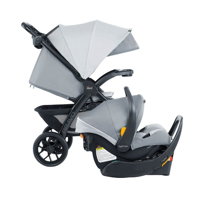 Chicco Bravo LE ClearTex Trio Travel System in Atlas Right profile image number 2