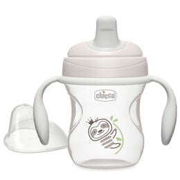 Chicco Semi-soft Spout Trainer 7oz 6m+ in Grey