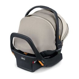 Chicco KeyFit Max Zip ClearTex Car Seat in Sierra with Canopy
