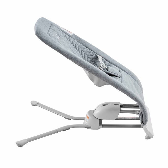 Chicco E-Motion Glider Bouncer in Grey Right Profile View image number 3