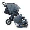 Chicco Activ3 Jogging Stroller Travel System in Solar Right Profile View image number 3