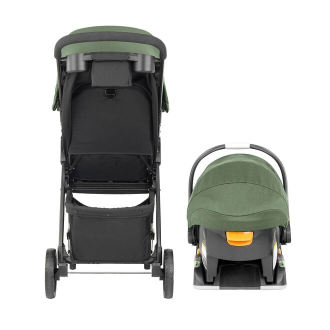 Chicco Bravino Travel System in Moss back image number 5