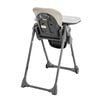 Chicco Polly Highchair in Taupe 3/4 Back View image number 4