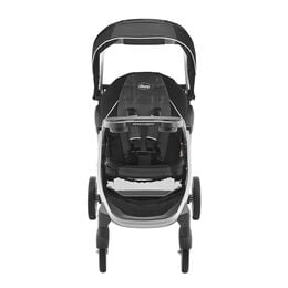 Chicco Bravo For 2 Stroller in Iron Front View