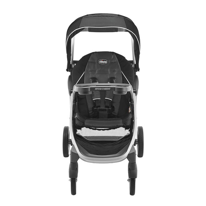 Chicco Bravo For 2 Stroller in Iron Front View image number 1
