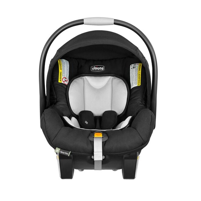 Chicco KeyFit ClearTex Infant Car Seat in Black Front View image number 1