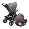 Chicco Bravo Trio Travel System in Calla 3/4 Back View image number 4