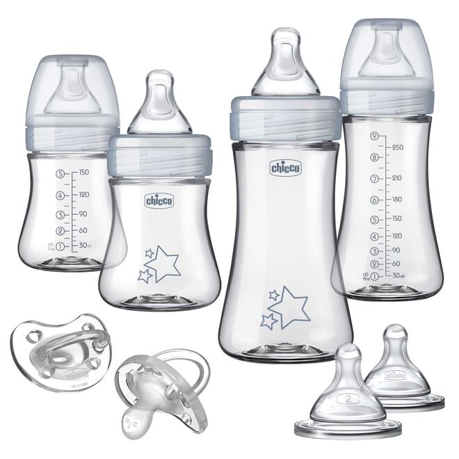Chicco Duo Baby Bottle Newborn Gift Set in Neutral image number 0