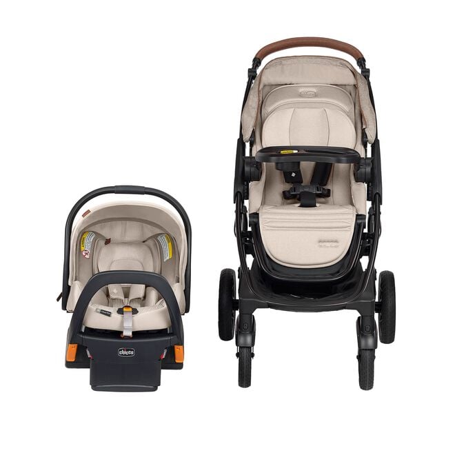 Chicco Corso Primo ClearTex Travel System in Hazelnut Front image number 1