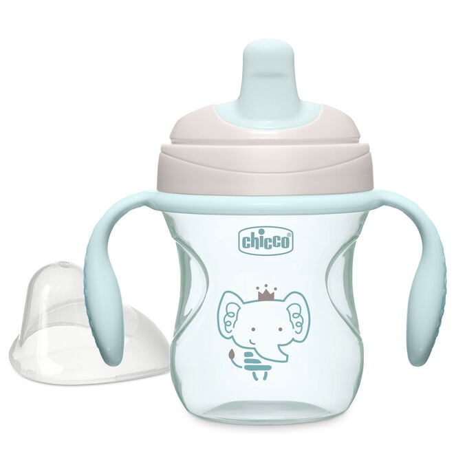 Chicco Semi-soft Spout Trainer 7oz 6m+ in Sage image number 0