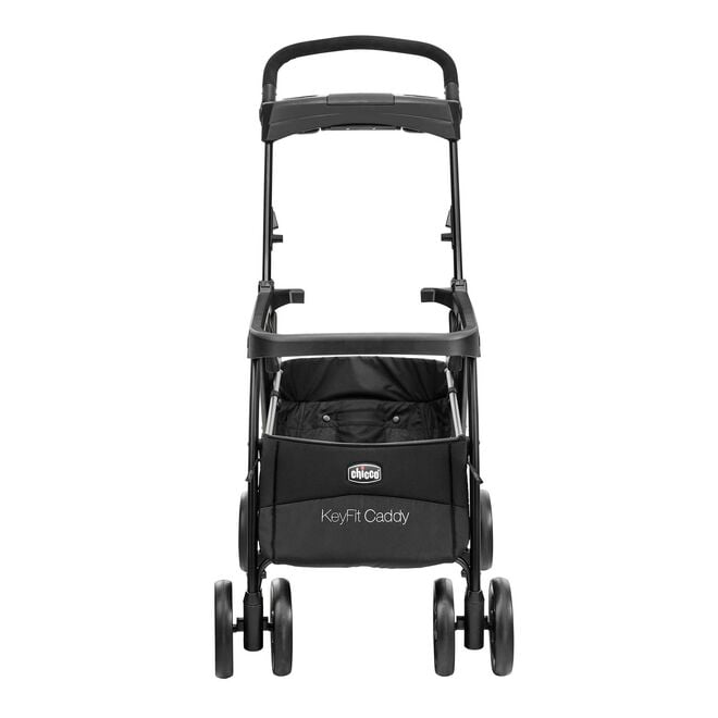 Chicco KeyFit Caddy Frame Stroller in Black Front View image number 1