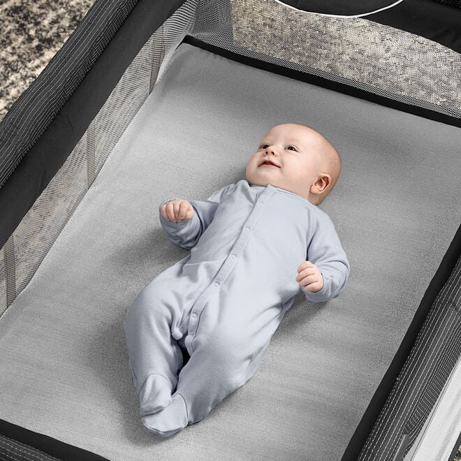 Lullaby Playard Premium Fitted Sheet - Grey in  image number 1