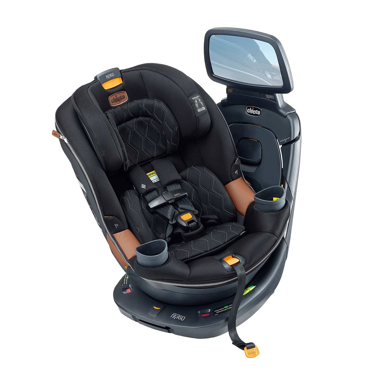 Chicco Fit360 Zip ClearTex rotating convertible car seat image