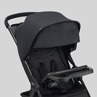 UPF 50+ Rotating Stroller Canopy