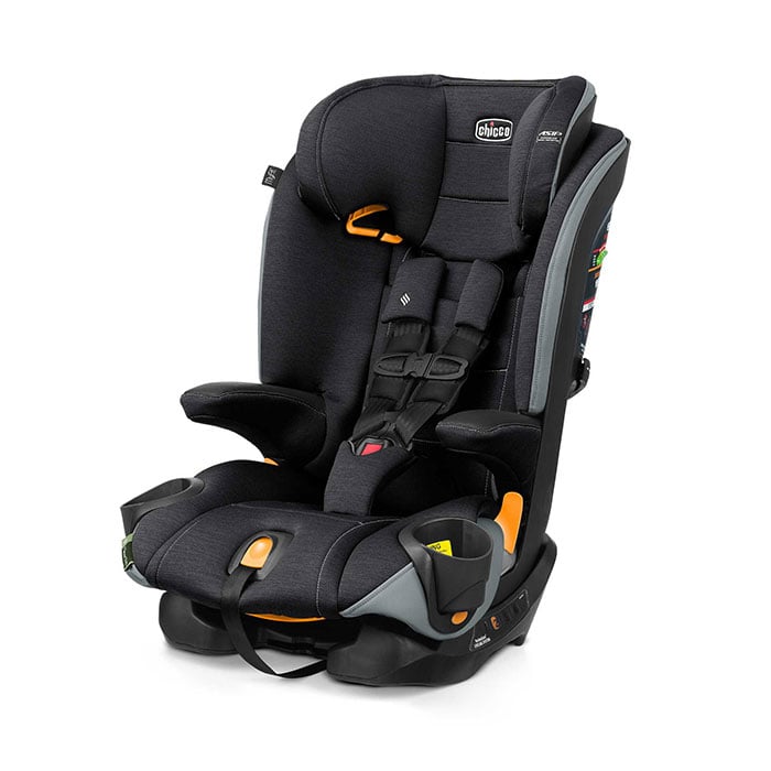 Chicco MyFit ClearTex Booster Car Seat in Obsidian