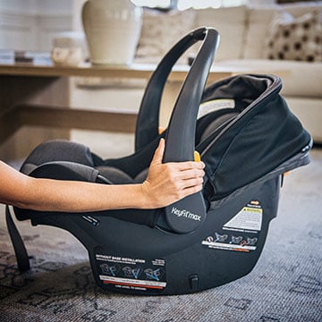 KeyFit Max Car Seat easy adjust handle