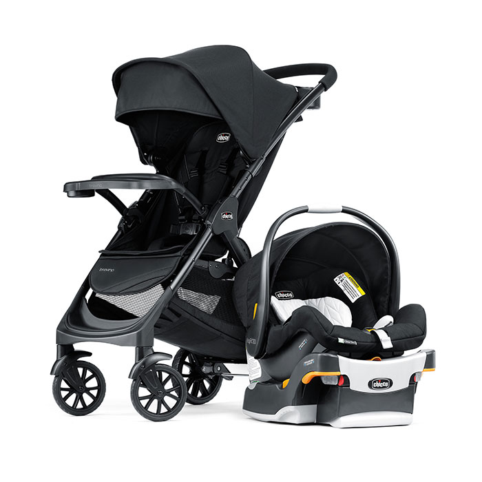 Chicco Bravino ClearTex Travel System in Ravine