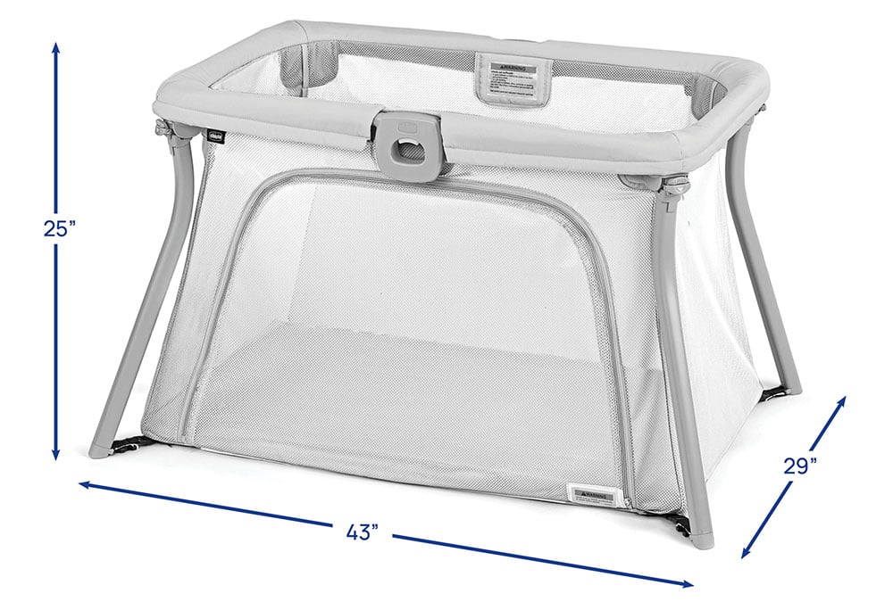 Alfa Lite Travel Playard dimensions image