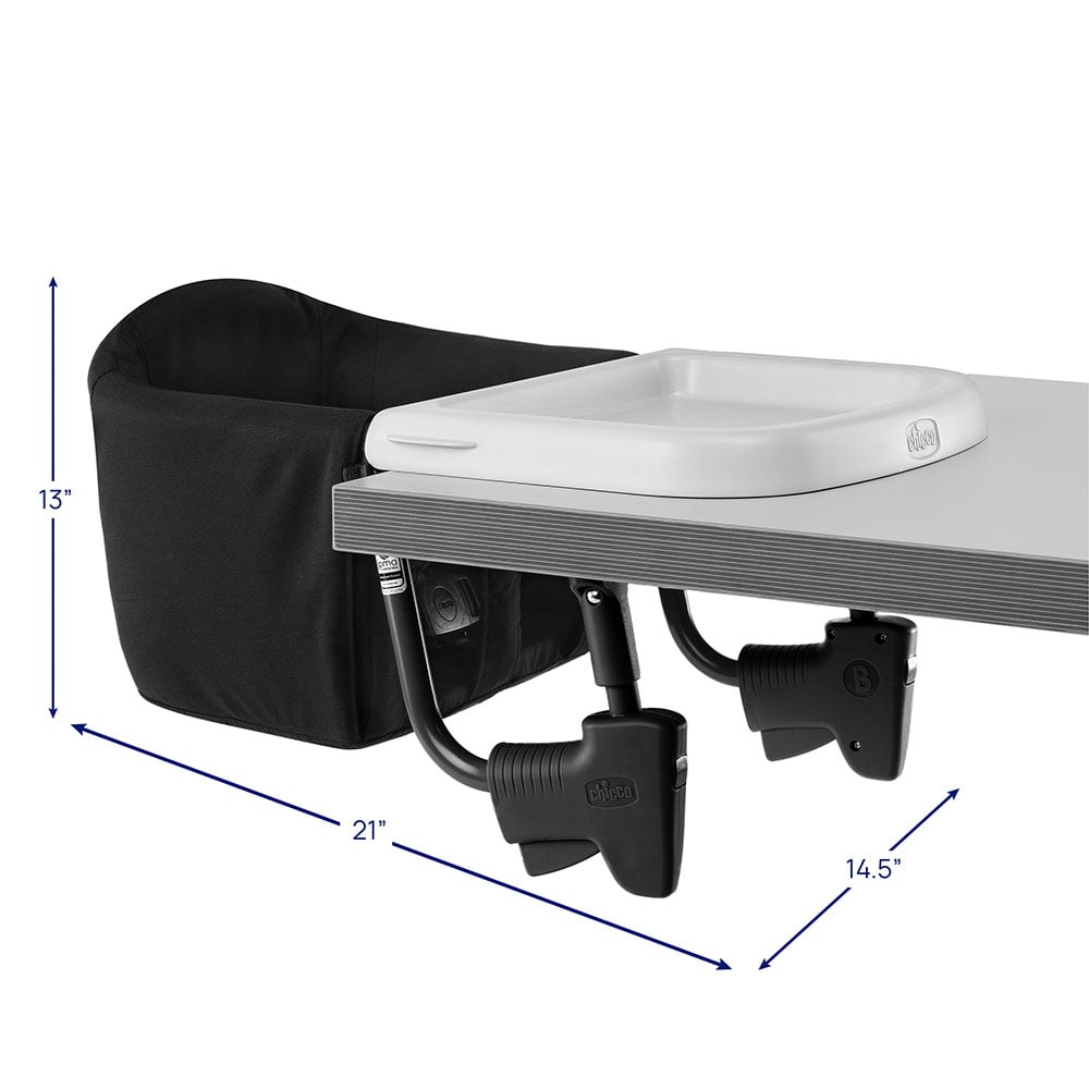 Chicco FastLock Go Hook-On Chair dimensions image