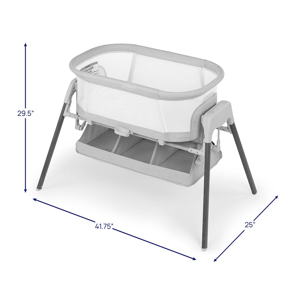 Chicco LullaGlide Plus 3-in-1 Bassinet dimensions image